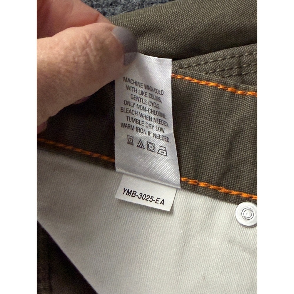 Ridgecut Toughwear Carpenter Pants Mens 30x32 Brown Canvas Utility Workwear - Picture 6 of 14